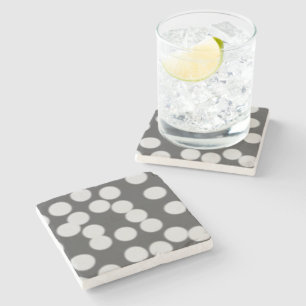 Simple minimal elegant custom logo here company s stone coaster