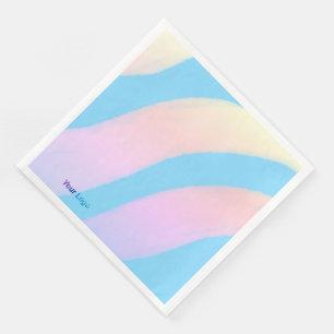 Simple minimal elegant custom logo here company t napkin