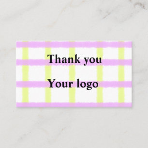 Simple minimal elegant custom logo here company th business card