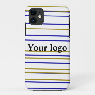 Simple minimal elegant custom logo here company th Case-Mate iPhone case