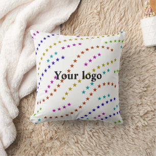 Simple minimal elegant custom logo here company th cushion