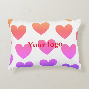 Simple minimal elegant custom logo here company th decorative cushion