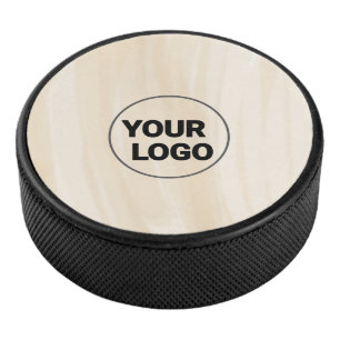 Simple minimal elegant custom logo here company th hockey puck