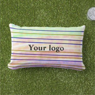 Simple minimal elegant custom logo here company th lumbar cushion