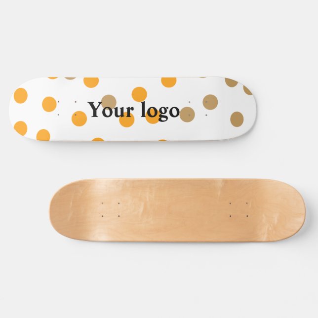 Simple minimal elegant custom logo here company th skateboard (Horz)