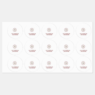 Simple minimal elegant custom logo here company  w