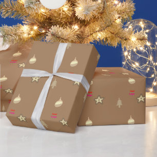 Simple minimal elegant custom logo here company w wrapping paper