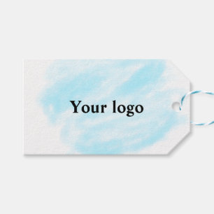 Simple minimal elegant custom logo here company wa gift tags