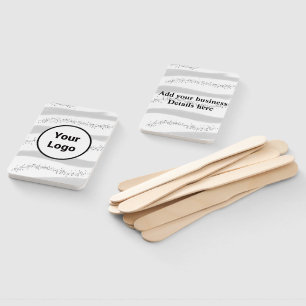 Simple minimal elegant custom logo here company wa hand fan