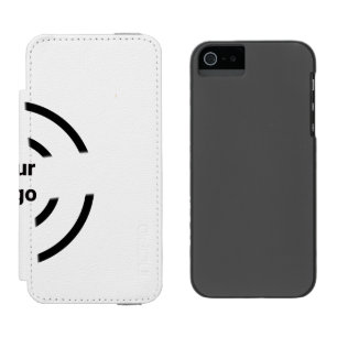 Simple minimal elegant custom logo here company wa incipio watson™ iPhone 5 wallet case