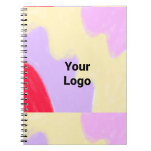 Simple minimal elegant custom logo here company wa notebook