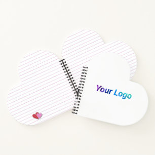 Simple minimal elegant custom logo here company wa notebook