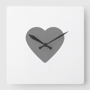 Simple minimal elegant custom logo here company wa square wall clock