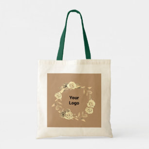 Simple minimal elegant custom logo here company wa tote bag