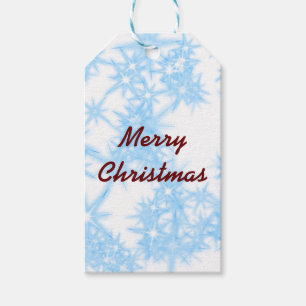 Simple minimal elegant  merry christmas gift tag