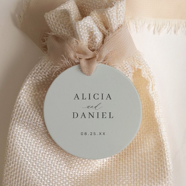 Simple minimal elegant sage wedding envelope seal (Creator Uploaded)