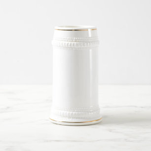 Simple minimal elegant thank you elegant custom  c beer stein