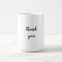 Simple minimal elegant thank you elegant custom c