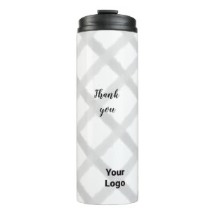 Simple minimal elegant thank you elegant custom  c thermal tumbler