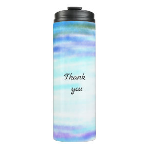 Simple minimal elegant thank you elegant custom  c thermal tumbler