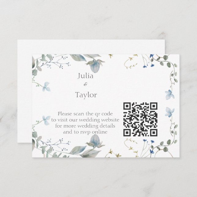 Simple Minimal Enclosure Card (Front/Back)