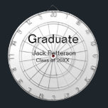 simple minimal graduate add name modern class  dartboard<br><div class="desc">Customise template design</div>