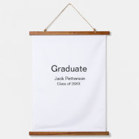 simple minimal graduate add name modern class