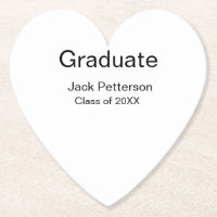 simple minimal graduate add name modern class