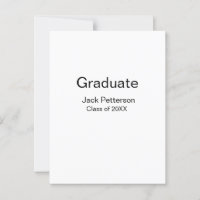 simple minimal graduate add name modern class 