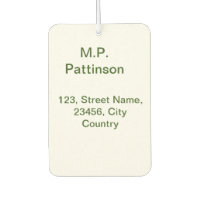 Simple minimal green add your text name photo cust