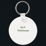 Simple minimal green add your text name photo cust key ring<br><div class="desc">design</div>