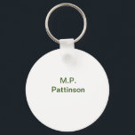 Simple minimal green add your text name photo cust key ring<br><div class="desc">design</div>