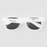 Simple minimal green add your text name photo cust