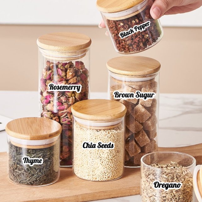 Simple Minimal Kitchen & Pantry Storage Labels (Creator Uploaded)