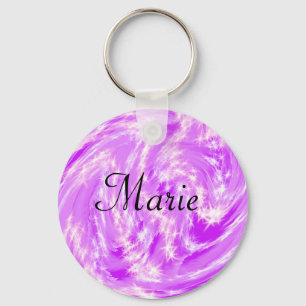 simple minimal light pastel pink add your name th key ring