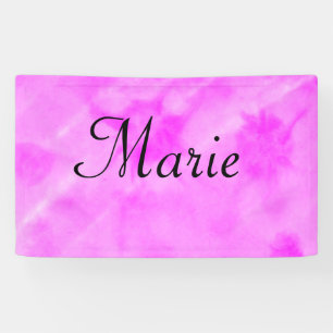 simple minimal light pastel pink add your name thr banner