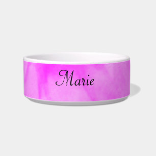 simple minimal light pastel pink add your name thr bowl