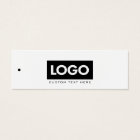 Simple Minimal Logo Clothing Label Hang Tag