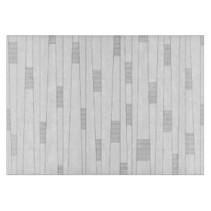 Simple, minimal, modern line graphic pattern cutting board