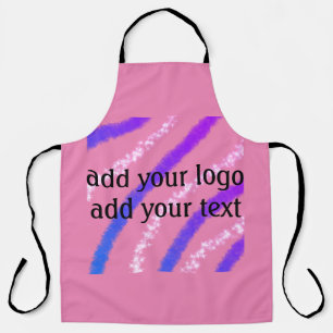 SIMPLE MINIMAL MODERN MONOGRAM ELEGANT STYLE CHIC APRON
