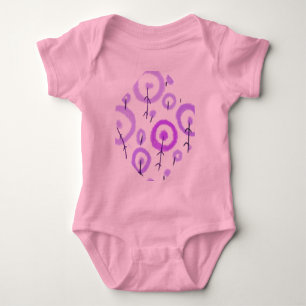 SIMPLE MINIMAL MODERN MONOGRAM ELEGANT STYLE CHIC  BABY BODYSUIT