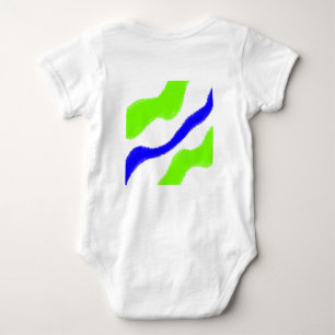 SIMPLE MINIMAL MODERN MONOGRAM ELEGANT STYLE CHIC BABY BODYSUIT