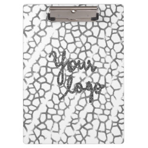 SIMPLE MINIMAL MODERN MONOGRAM ELEGANT STYLE CHIC  CLIPBOARD