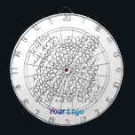 SIMPLE MINIMAL MODERN MONOGRAM ELEGANT STYLE CHIC  DARTBOARD<br><div class="desc">DESIGN</div>