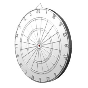 SIMPLE MINIMAL MODERN MONOGRAM ELEGANT STYLE CHIC DARTBOARD