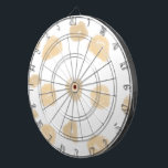 SIMPLE MINIMAL MODERN MONOGRAM ELEGANT STYLE CHIC  DARTBOARD<br><div class="desc">DESIGN</div>