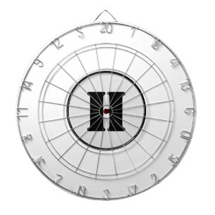 SIMPLE MINIMAL MODERN MONOGRAM ELEGANT STYLE CHIC  DARTBOARD