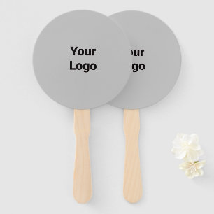 SIMPLE MINIMAL MODERN MONOGRAM ELEGANT STYLE CHIC HAND FAN