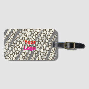 SIMPLE MINIMAL MODERN MONOGRAM ELEGANT STYLE CHIC  LUGGAGE TAG