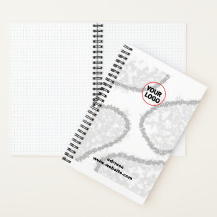 SIMPLE MINIMAL MODERN MONOGRAM ELEGANT STYLE CHIC  NOTEBOOK
